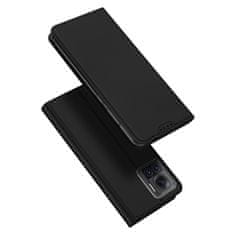 slomart dux ducis skin pro etui za motorola edge 30 ultra flip card wallet stand črna