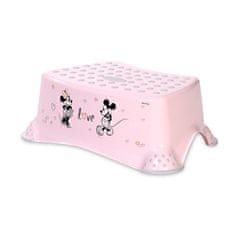 Lorelli Pručka za k umivalniku/WC DISNEY GIRL LOVE LIGHT PINK