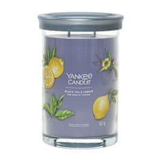 Yankee Candle Aromatična sveča Signature tumbler velika Black Tea & Lemon 567 g