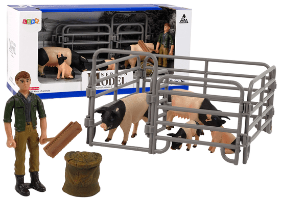 shumee Set figuric Farmer Pigs Farm Pets