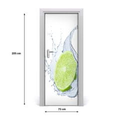 tulup.si Samolepilni tapete na vratih Lime 75x205 cm