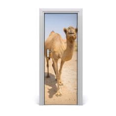 tulup.si Nalepka na vratih Kamel v puščavi 75x205 cm