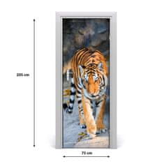 tulup.si Nalepka na vratih Tiger 75x205 cm