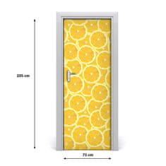 tulup.si Samolepilni tapete na vratih Limone 75x205 cm