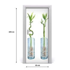 tulup.si Nalepka na vratih Bamboo 85x205 cm