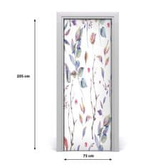 tulup.si Samolepilni tapete na vratih Evkaliptusa listi 75x205 cm