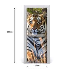 tulup.si Nalepka na vratih Tiger 75x205 cm