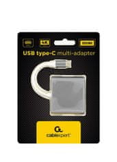 Gembird gembird a-cm-hdmif-02-sg grafični adapter USB 3840 x 2160 slikovnih pik siva