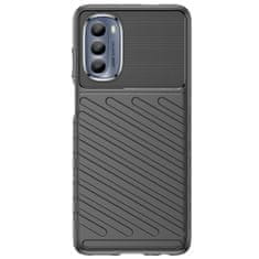 MG Thunder ovitek za Motorola Moto G62 5G, črna