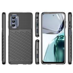 MG Thunder ovitek za Motorola Moto G62 5G, črna