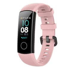 BStrap Silicone Line pašček za Honor Band 4, pink