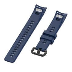 BStrap Silicone Line pašček za Honor Band 4, dark blue