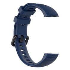 BStrap Silicone Line pašček za Honor Band 4, dark blue