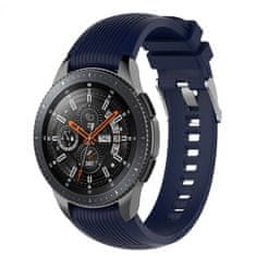 BStrap Silicone Davis pašček za Samsung Gear S3, dark blue