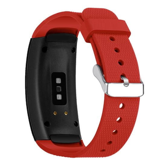 BStrap Silicone Land pašček za Samsung Gear Fit 2, red