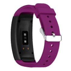 BStrap Silicone Land pašček za Samsung Gear Fit 2, dark purple