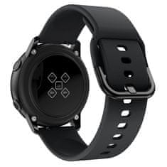 BStrap Silicone pašček za Samsung Galaxy Watch Active 2 40/44mm, black