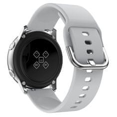 BStrap Silicone pašček za Samsung Galaxy Watch Active 2 40/44mm, gray