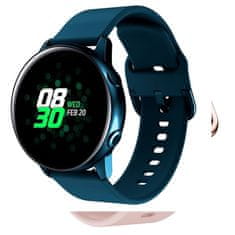 BStrap Silicone V2 pašček za Huawei Watch GT2 42mm, Azure blue