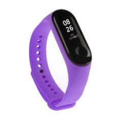 BStrap Silicone pašček za Xiaomi Mi Band 3/4, purple