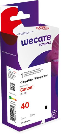 Armor Črnilo WECARE, združljivo s črnilom Canon PG-40, 16ml /580p, 0615B001, črno/črno