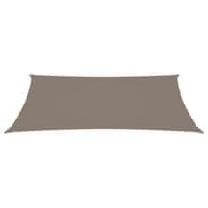 Greatstore Senčno jadro oksford blago pravokotno 3x6 m taupe