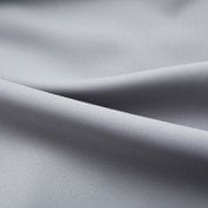 Greatstore Zatemnitvena zavesa z obešali siva 290x245 cm