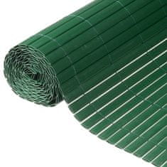 shumee Nature Dvostranska vrtna pregrada PVC 1,5x3 m zelena