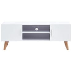 Vidaxl TV omarica MDF 120x40x46 cm bela