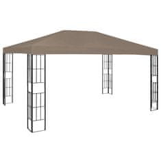 Vidaxl Paviljon 4x3 m taupe