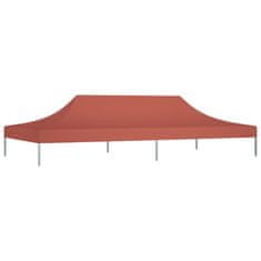Vidaxl Streha za vrtni šotor 6x3 m terakota 270 g/m2
