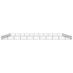 Vidaxl Pasja ograda s 40 paneli črna 100x50 cm prašno barvano jeklo