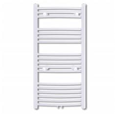 Vidaxl Kopalniški cevni radiator za centralno ogrevanje zaobljen 600x1160 mm