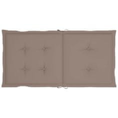 Vidaxl Blazine za vrtne stole 6 kosov taupe 100x50x4 cm