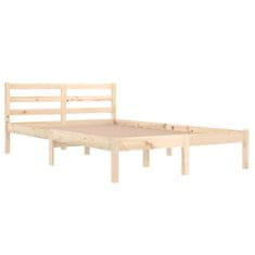 shumee 810425 Bed Frame Solid Wood Pine 120x200 cm