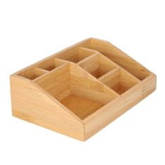 Homla Organizator iz bambusa VATI naravni 24,5x16 cm