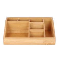 Homla Organizator iz bambusa VATI naravni 24,5x16 cm