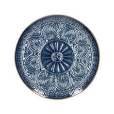 Homla INDIE desertni krožnik mornarsko modra 21 cm