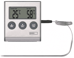 Emos E2157 digitalni kuhinjski termometer in merilnik časa