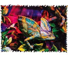 Lesene barvne uganke - Neverjetni kameleon