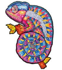 Lesene barvne uganke - Hipnotični kameleon