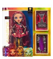 Rainbow High Fashion lutka, serija 4 - Mila Berrymore (Burgundija)