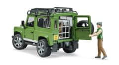 Bruder LAND ROVER DEFENDER s figuro lovca, psom in dodatki