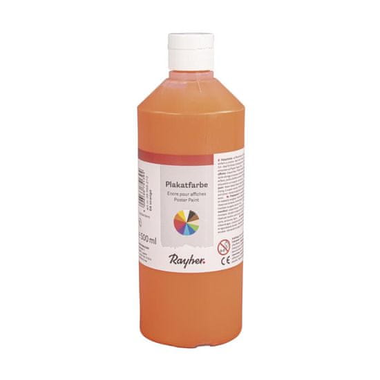 Rayher.	 Rayher tempera, oranžna, 500 ml