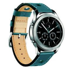 BStrap Leather Italy pašček za Samsung Gear S3, dark teal