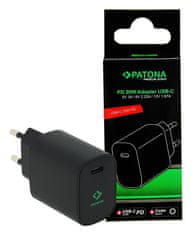 PATONA PD20W hišni polnilec - adapter USB-C (20W) - črn