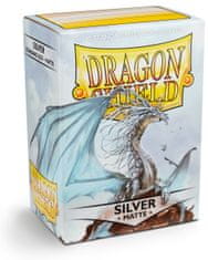 Dragon Shield DS100 Matte - srebrna - ovitki za kartice