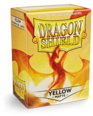 Dragon Shield DS100 Matte - rumena - ovitki za kartice