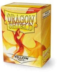 Dragon Shield DS100 Matte - rumena - ovitki za kartice