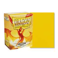 Dragon Shield DS100 Matte - rumena - ovitki za kartice